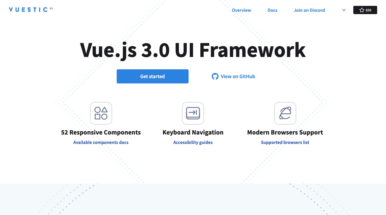 Vuestic vue3 ui