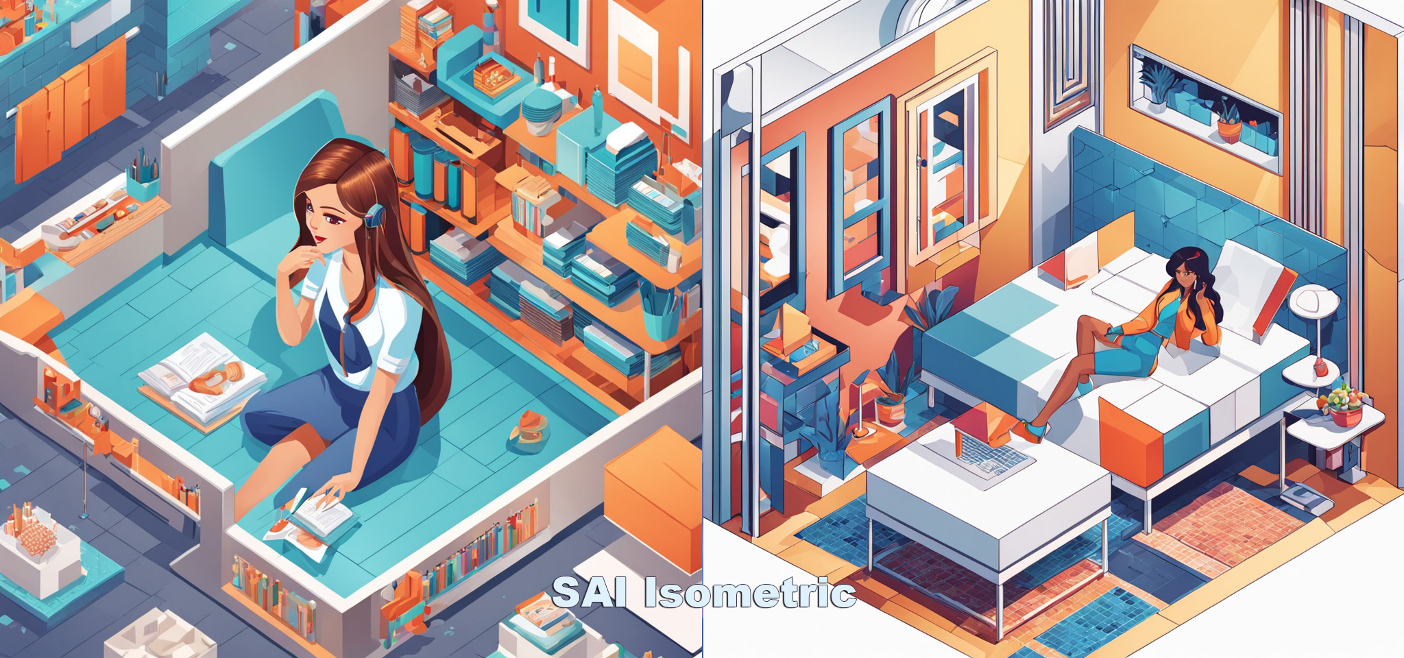 fooocus风格之SAI-Isometric