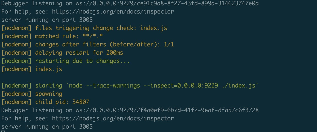 docker 环境下调试node应用