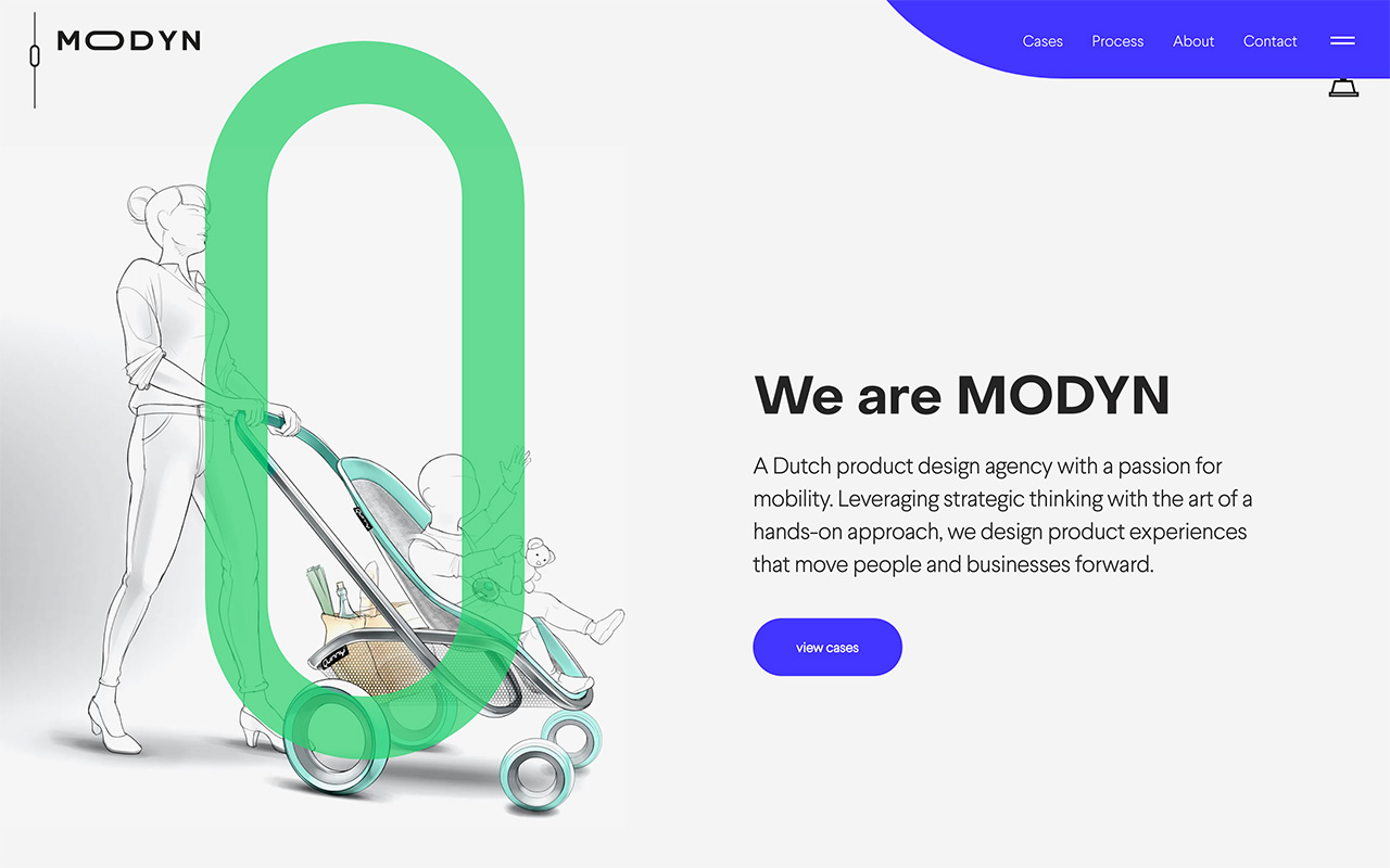 荷兰产品设计公司网站Modyn预览图
