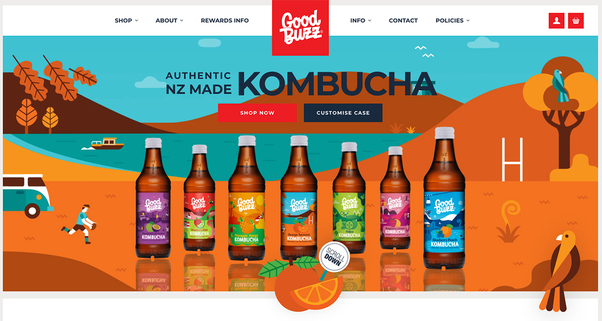 Good Buzz Kombucha官方网站新西兰食物网站_devpoint开发要点